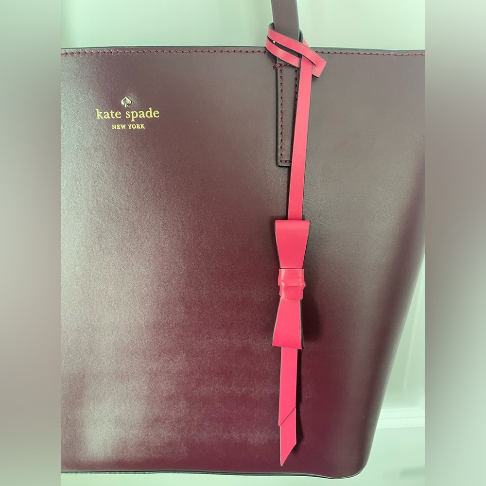 Kate Spade Merlot Tote with Zipper